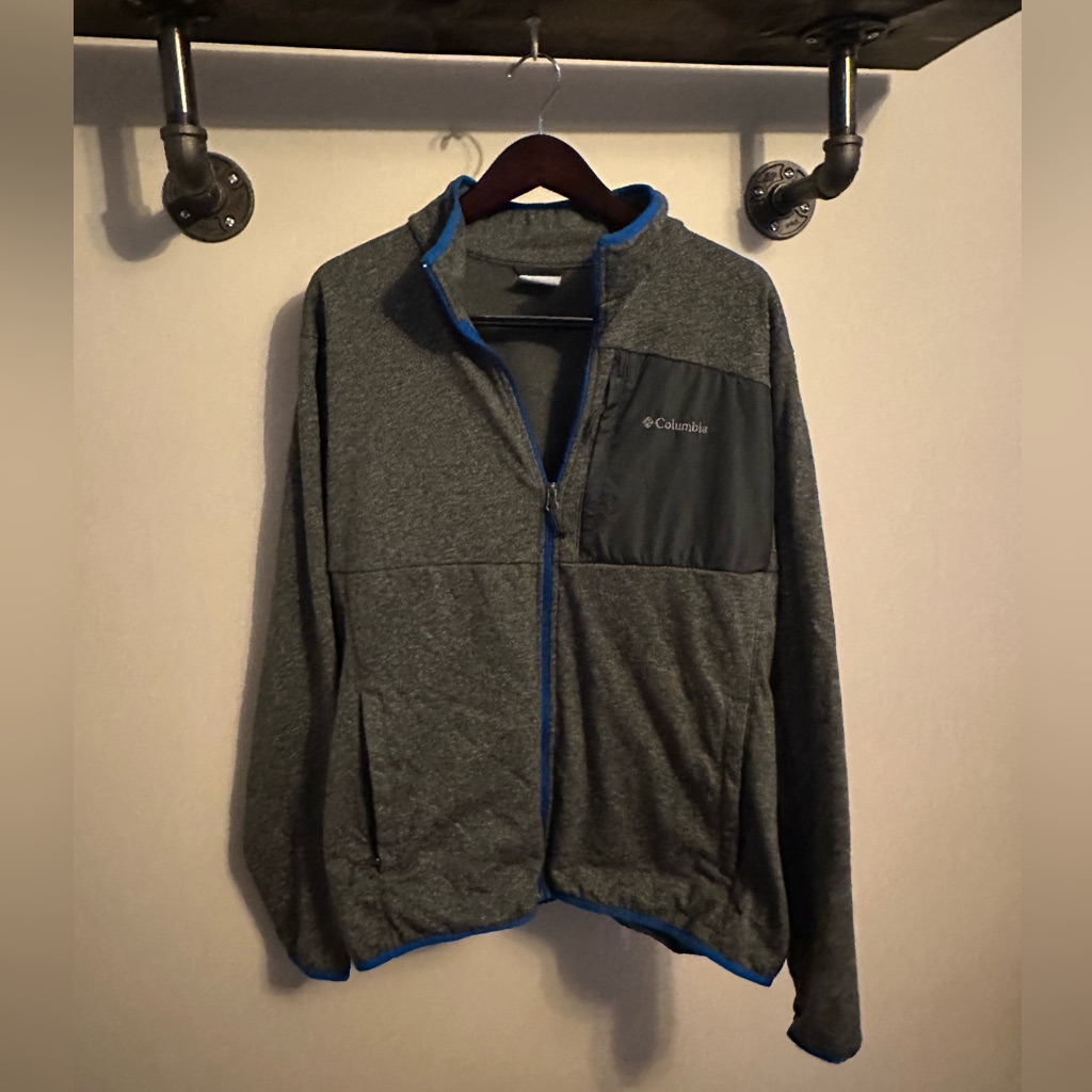 Columbia Men’s Gray Zip Up Jacket